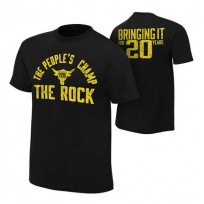 Футболка The Rock "Bringing It For 20 Years", футболка рестлера Скала "Bringing It For 20 Years"